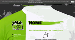 Desktop Screenshot of locoprint.de